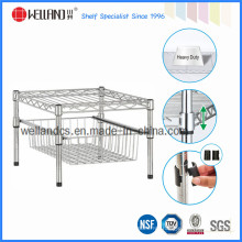 Slide cozinha de aço inoxidável Mini Cesta Rack (BK453028)